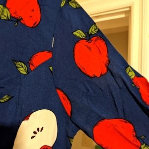 Modcloth blue apple dress Size L